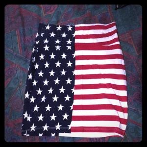🇺🇸Charlotte Russe America flag skirt🇺🇸